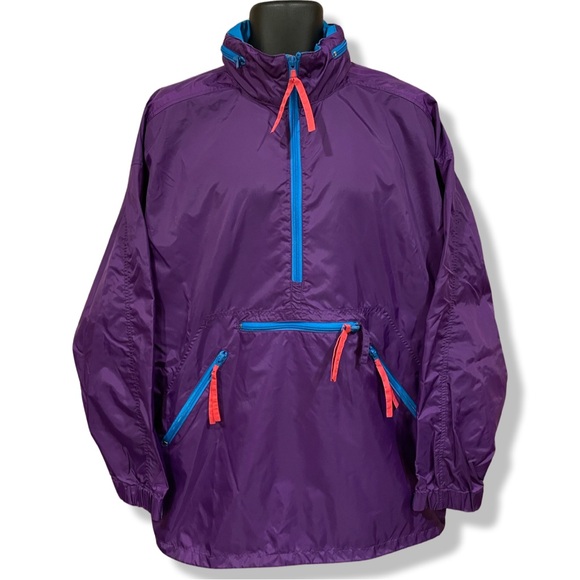 Vintage 90s EMS Windbreaker (Packable Hood) - Picture 1 of 6